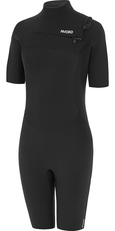 Nyord Dames Tempus 2/2mm Borst Ritssluiting Shorty Wetsuit