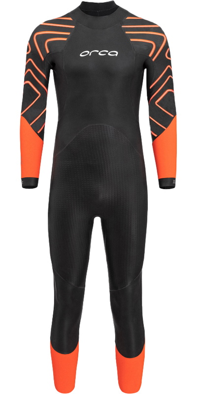 Orca Mens Zeal Hi-Vis Back Zip Open Water Swim Wetsuit