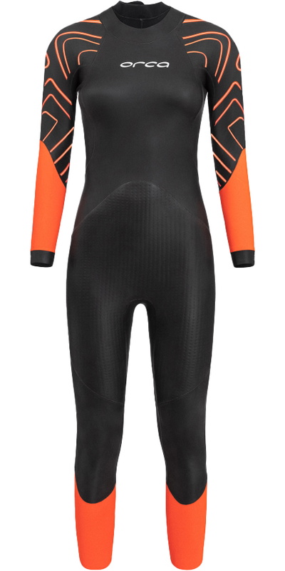 Orca Femmes Zeal Hi-Vis Back Zip Open Water Swim Combinaison Néoprène