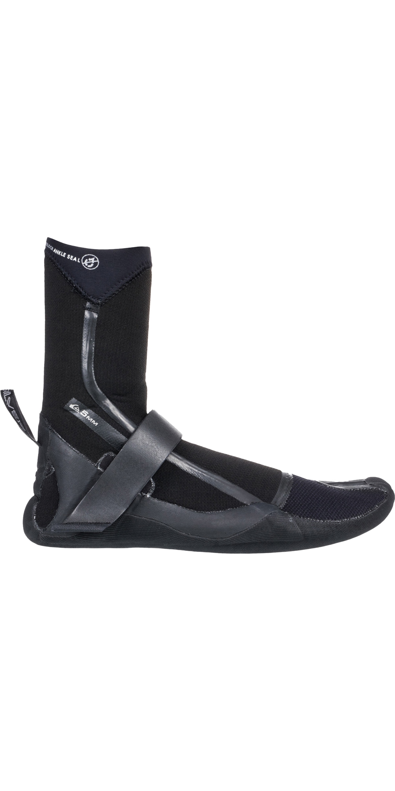 2025 Quiksilver Marathon Sessions 5mm Split Toe Wetsuit Boots EQYWW03071  Black