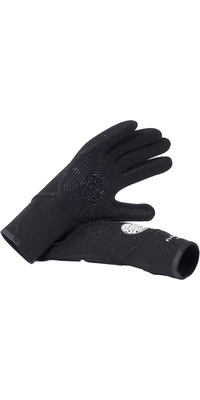 2026 Rip Curl Flashbomb 5/3mm 5 Finger Gloves WGLYDF - Black
