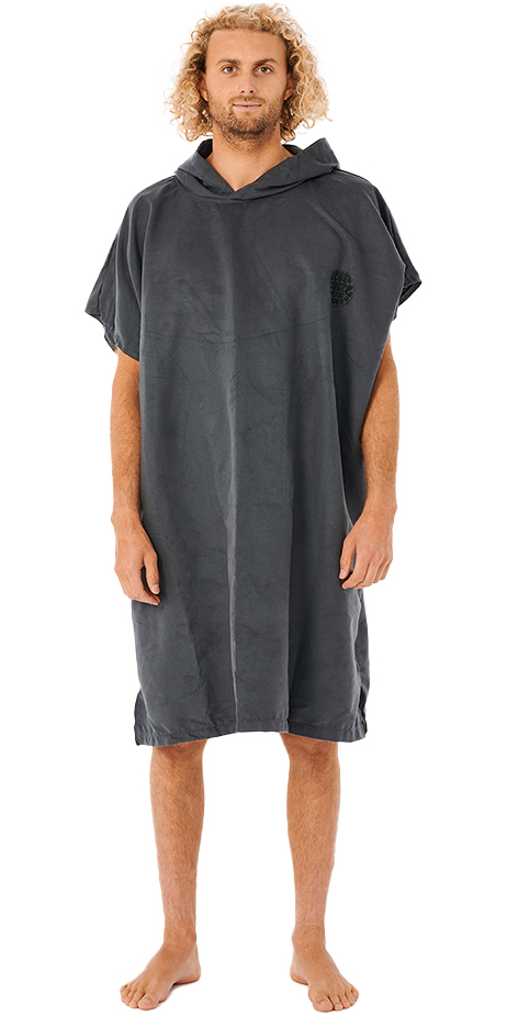 2024 Rip Curl Surf Series Hooded Changing Robe / Poncho 005MTO - Black -  Accessories