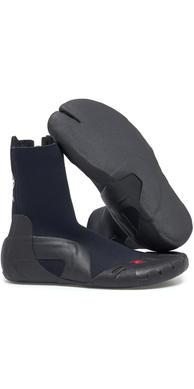 Rip Curl Omega 3mm Punta Spaccata Zip Stivali In Neoprene