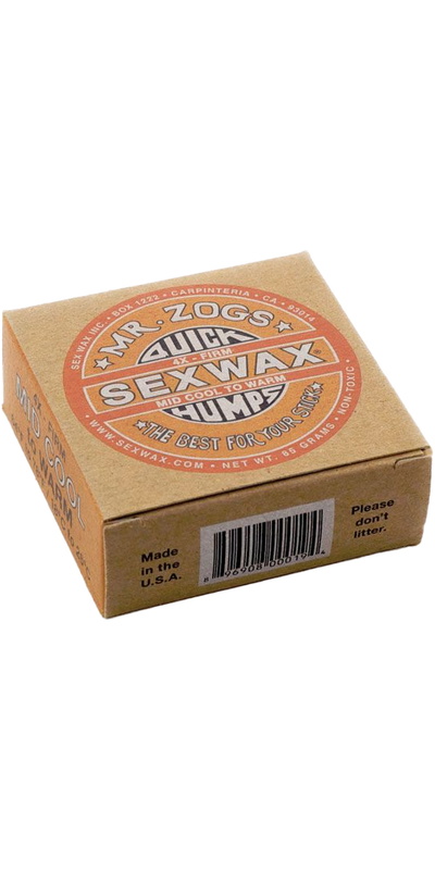 Sex Wax Quick Humps Mid Cool to Warm Surf Wax