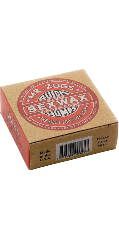 Sex Wax Quick Humps Warm To Mild Tropic Surf Wax