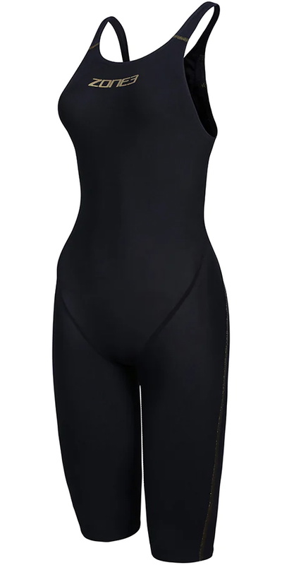 ZONE3 Da Donna Performance Speed Zipfree Smanicato Shorty Swim Kneeskin