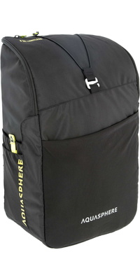 2025 Aquasphere 35L Transistion Backpack BA2000171 - Black / Bright Yellow