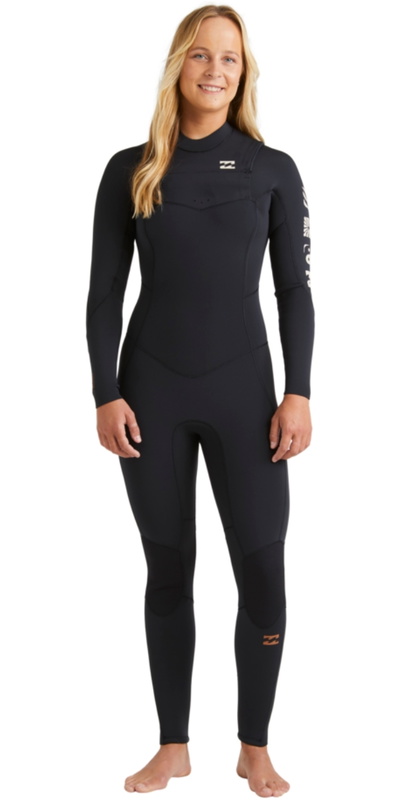 Billabong Womens Synergy Natural 4/3mm Chest Zip Wetsuit