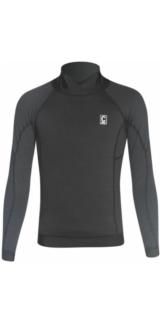 2025 C-Skins Junior Thermal Skins Long Sleeve Vest C-HDILSJ Black