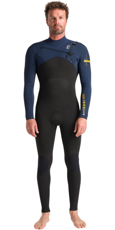 C-Skins Mens NuWave Session 4/3mm Chest Zip Wetsuit