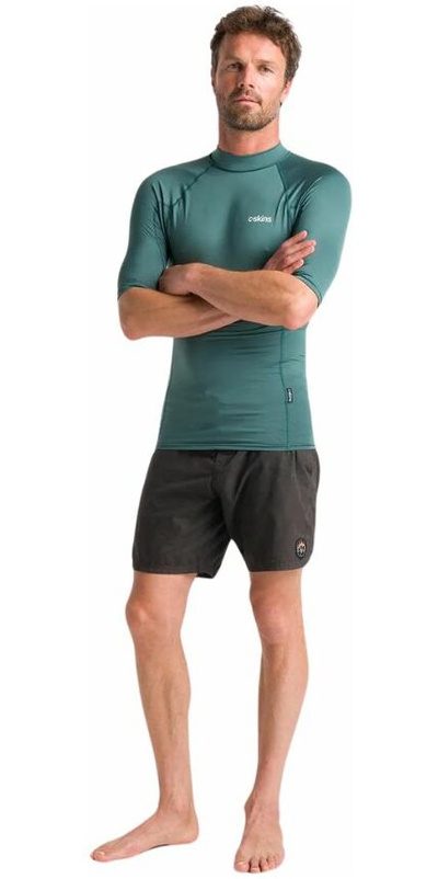 C-Skins Mens NuWave UV Basics Short Sleeve Rash Vest