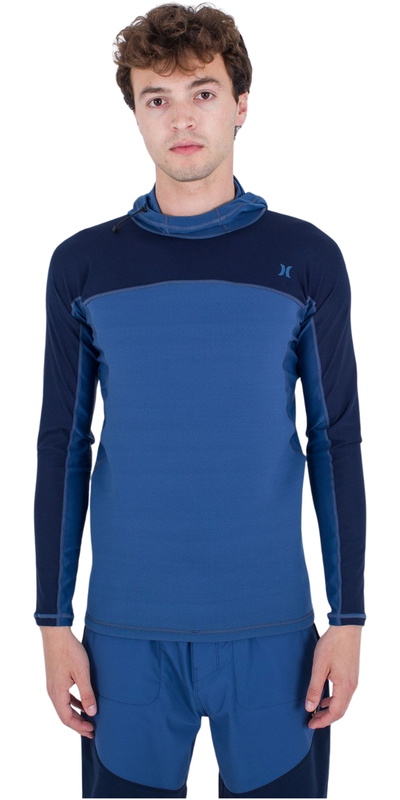 Hurley Männer Coast Guard Langarm-Surf-Top Mit Kapuze