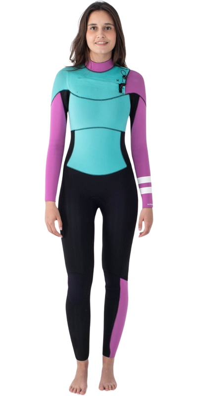 Hurley Womens Advant 4/3mm Chest Zip Wetsuit