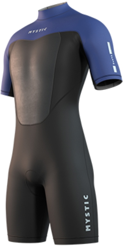 Mystic Hommes Brand 3/2mm Back Zip Flatlock Shorty Combinaison Néoprène