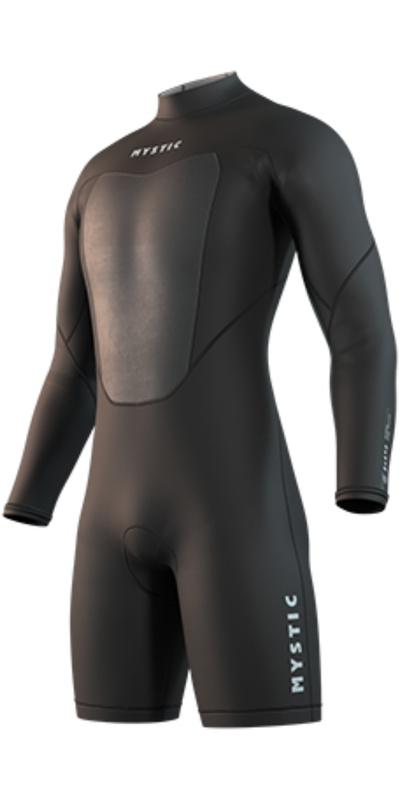 Mystic Hommes Brand 3/2mm Long Arm Back Zip Flatlock Shorty Combinaison Néoprène