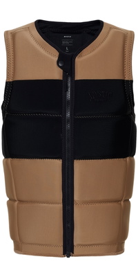 2025 Mystic Peacock Front Zip Wake Impact Vest 35005.240227 - Slate Brown