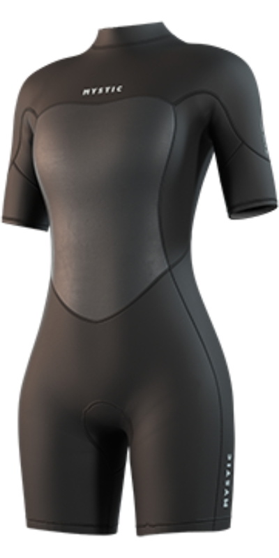 Mystic Femmes Brand 3/2mm Back Zip Flatlock Shorty Combinaison Néoprène