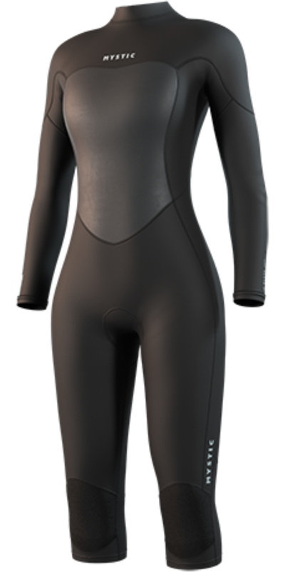 Mystic Womens Brand Long Arm Short Leg 3/2mm Back Zip Flatlock Wetsuit