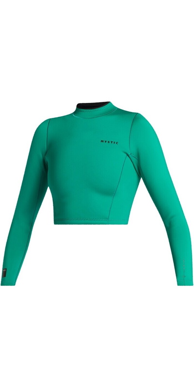 Mystic Lunar 2mm Neopren Langærmet Crop Top Til Kvinder