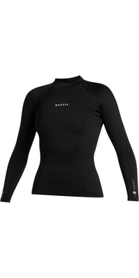 2026 Mystic Womens Lunar 2mm Long Sleeve Wetsuit Top 35001.240224 - Black