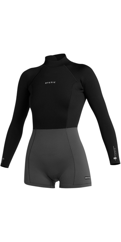 Mystic Mujer Lunar Manga Larga 2/2mm Back Zip Shorty Neopreno