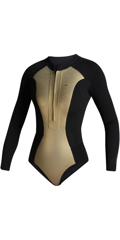 Mystic Womens Sway 2mm Long Sleeve Front Zip Super Shorty