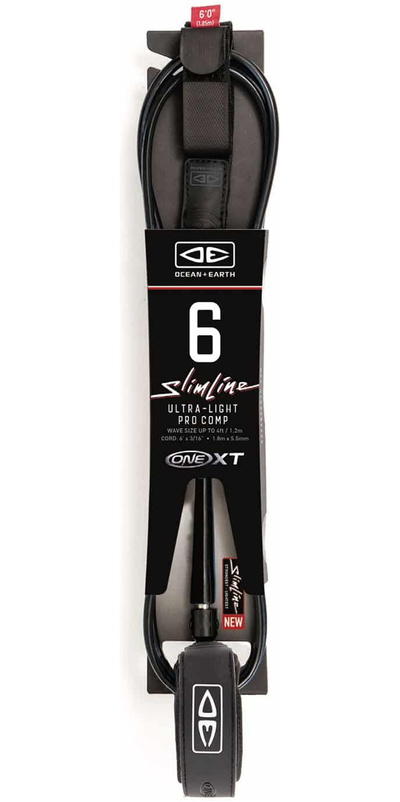 Ocean and Earth Premium One-XT 6FT Slimline Lekka Smycz Surfingowa Typu Comp