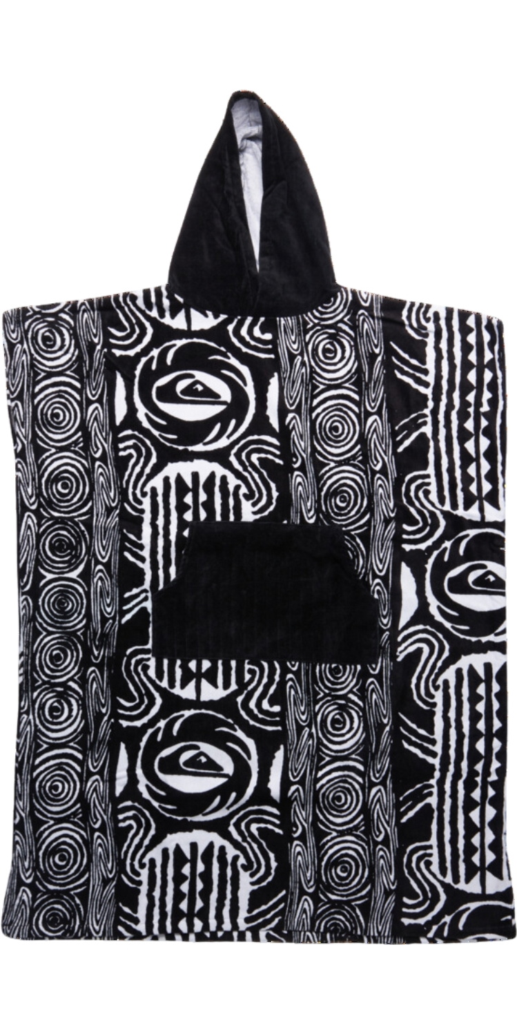 2024 Quiksilver Hooded Towel Changing Robe / Poncho AQYAA03233 - White ...