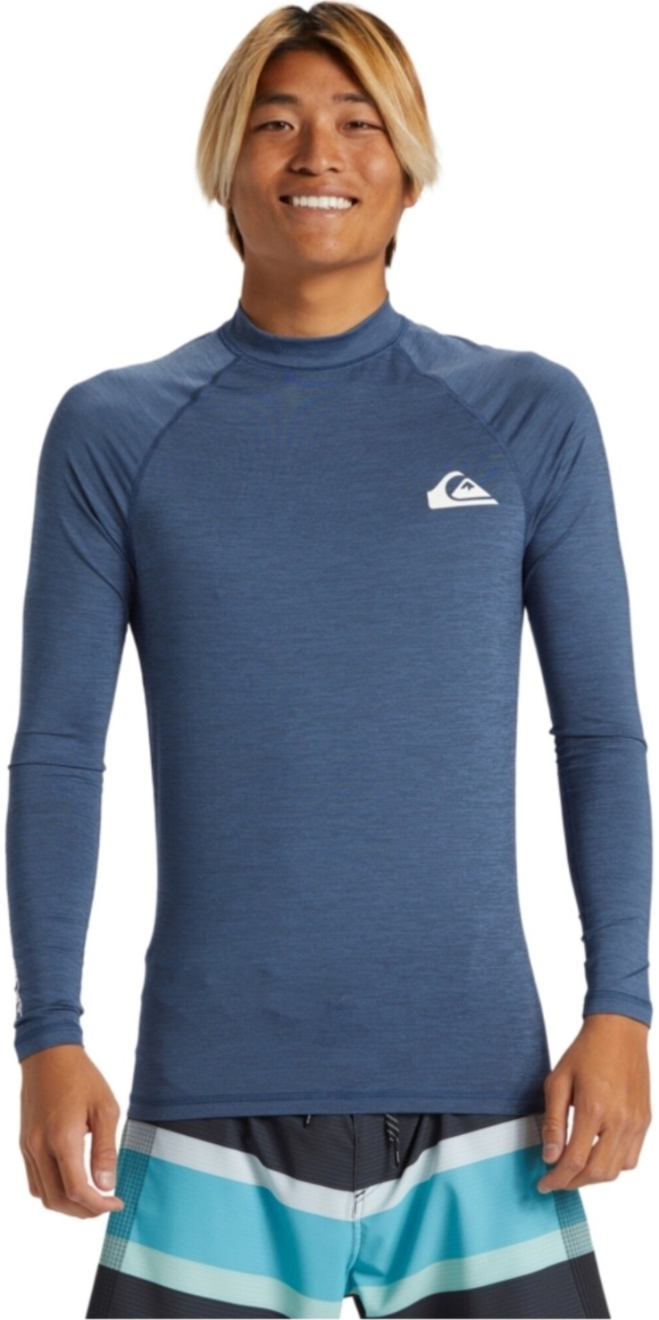 2024 Quiksilver Mens Everyday UPF50 Long Sleeve Rash Vest AQYWR03131 ...