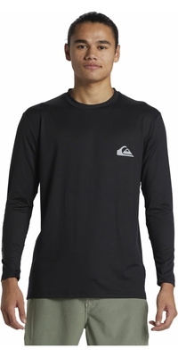 2026 Quiksilver Mens Everyday UV50 Long Sleeve Surf T-Shirt AQYWR03136 - Black