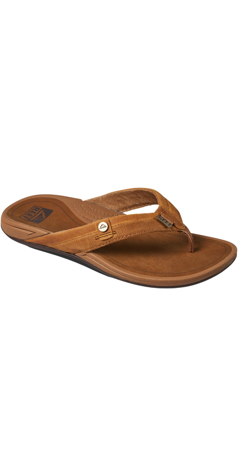2024 Reef Womens Pacific Flip Flops Sandals CI7978 - Caramel - Accessories  | Wetsuit Outlet