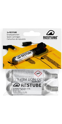 2026 Restube Co2 Cartridge 16g 2 Pack 14368