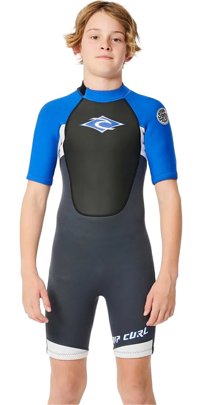 Rip Curl Boys Omega 2mm Back Zip Shorty Wetsuit