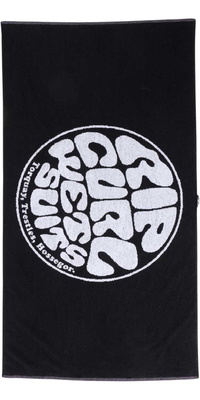 2026 Rip Curl Logo Towel 01BMTO - Black