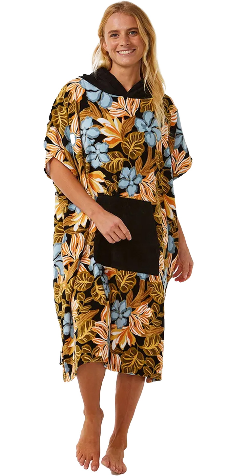 Rip Robe 2024 Rip Curl Womens Mixed Hooded Towel Changing Robe / Poncho 00VWTO ...