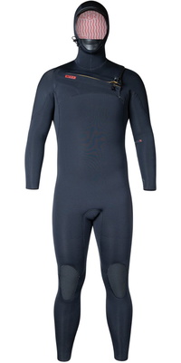 2025 Xcel Mens Infiniti 5/4mm Hooded Chest Zip Wetsuit MN54ZLH4 - Black