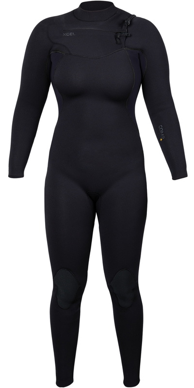 XCEL Frauen Comp + 5/4mm Brustreißverschluss Neoprenanzug