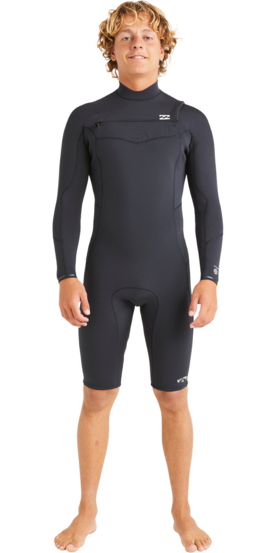 Billabong Mens Absolute Natural 2mm Chest Zip Long Sleeve Springsuit Wetsuit