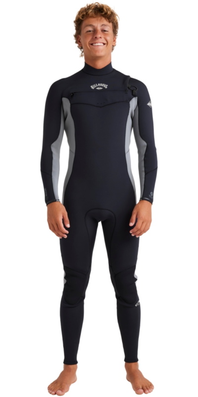 Billabong Heren Absolute Natural 3/2mm Borst Ritssluiting Wetsuit