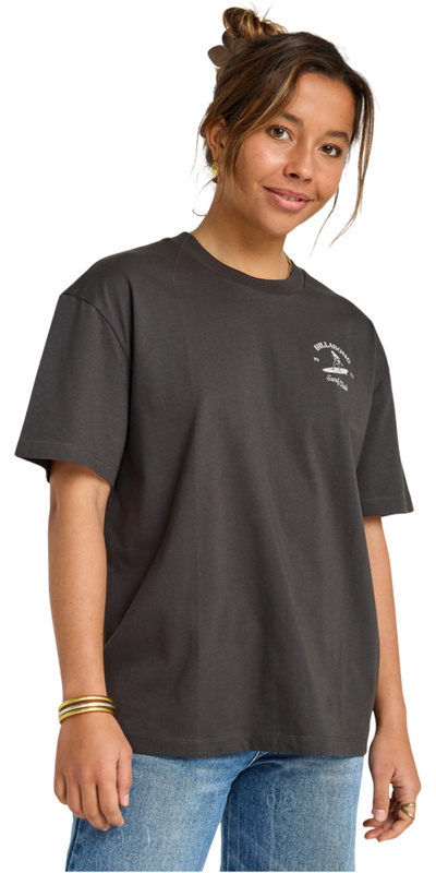 Billabong Koszulka Damska Z Krótkim Rkawem Catch Feelings Marki Billabong , Model Off Black