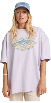 2025 Billabong Womens Quality Surf T-Shirt EBJZT00504 - Violet Ice