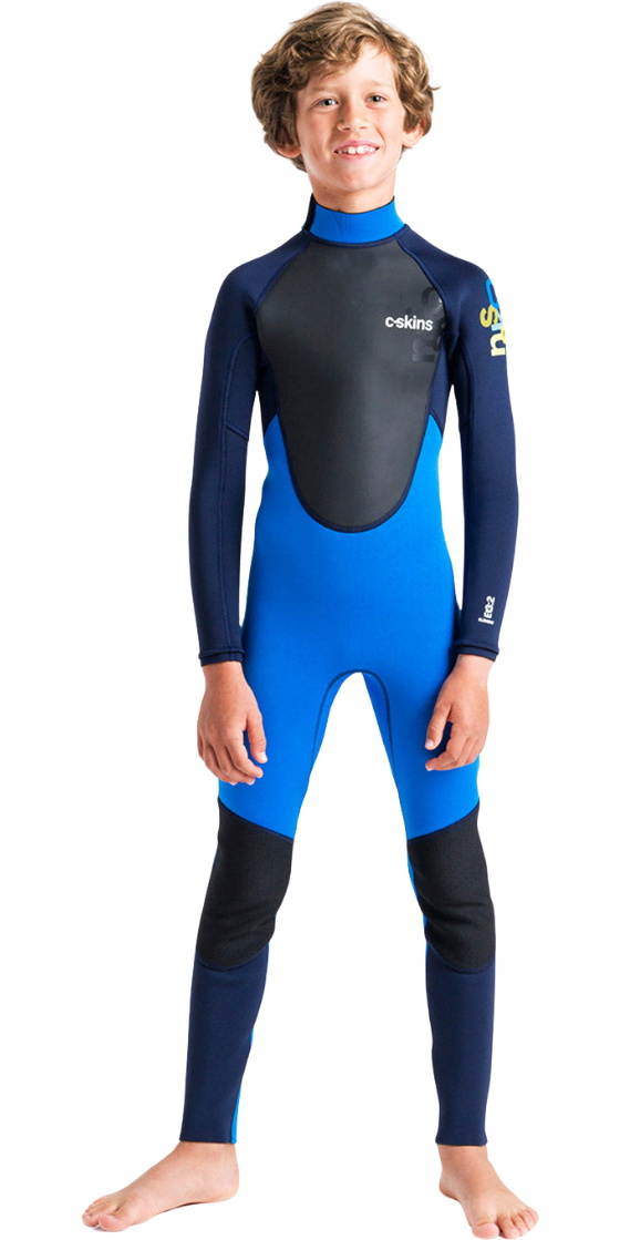 2025 C-Skins Junior Element 3/2mm Back Zip Wetsuit C-EL32STJ