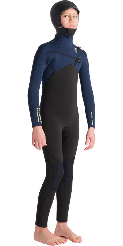 C-Skins Junior Nuwave Session 5/4mm Hooded Chest Zip Wetsuit