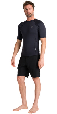 2026 C-Skins Mens Thermal Skins Short Sleeve Vest C-HDISSMC - Black