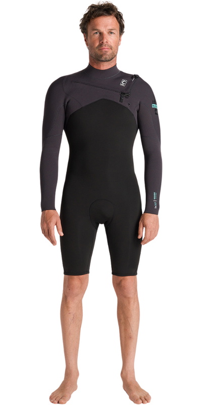 C-Skins Mens NuWave Session 3/2mm Chest Zip Springsuit Wetsuit