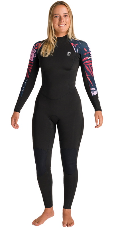 C-Skins Frauen NuWave Solace Lite 3/2mm Rückenreißverschluss Neoprenanzug