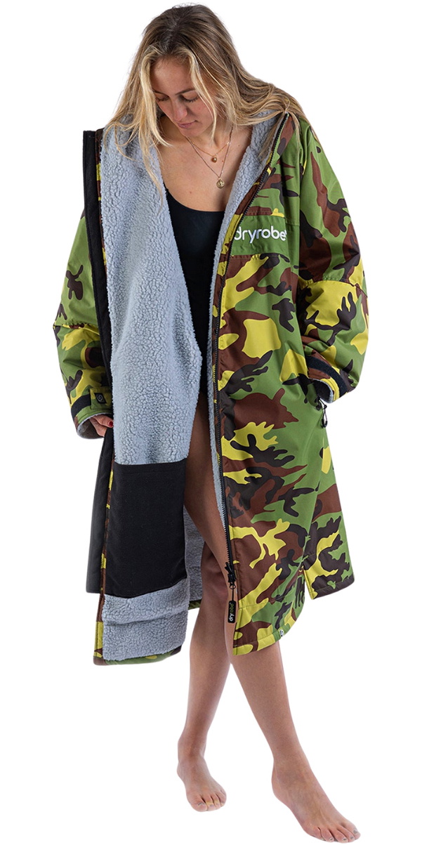 2026 Dryrobe Remix Long Sleeve Changing Robe BCR LS DA - Camouflage ...