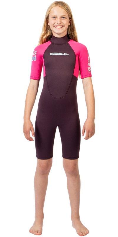 GUL Junior G-Force Natur 3/2mm Back Zip Shorty Våtdrakt