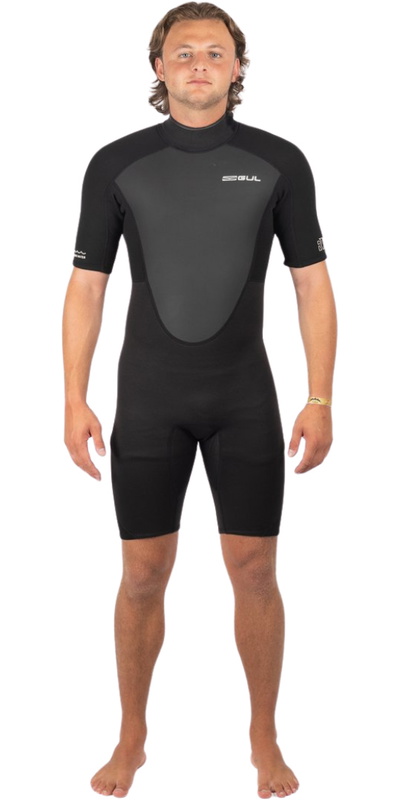 GUL Heren Response 3/2mm Rug Ritssluiting Shorty Wetsuit