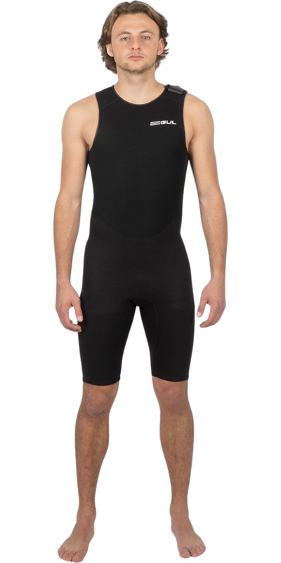 GUL Mens Response 3/2mm Flatlock Short John Wetsuit